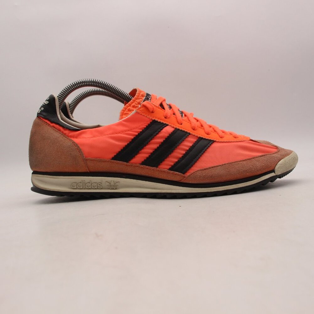 Adidas Originals SL72 Pack Streifen Orange Men's 9.5 Athletic Casual Sneakers